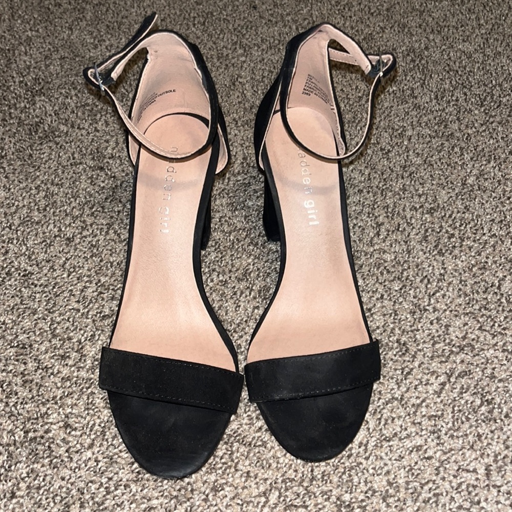 Steve Madden Beella Black Heels